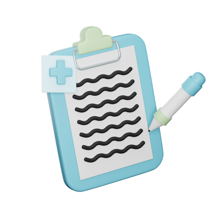 Dossier médical  3D Icon