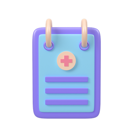 Dossier médical  3D Icon