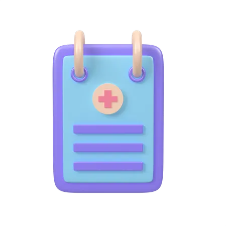 Dossier médical  3D Icon