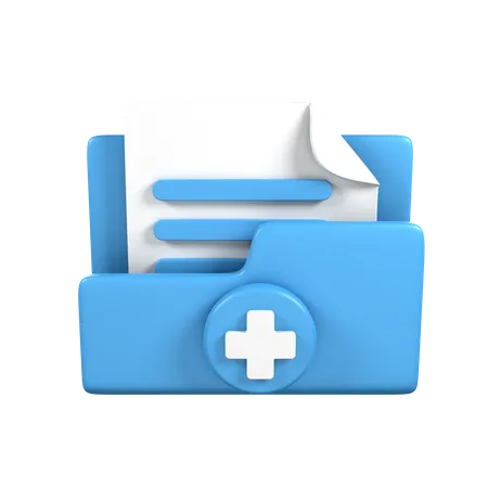 Dossier médical  3D Icon