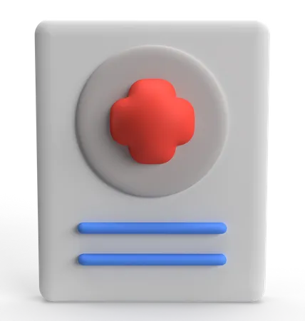 Dossier médical  3D Icon