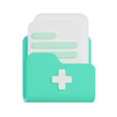 Dossier médical  3D Icon