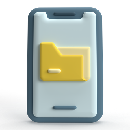 Dossier mobile  3D Icon