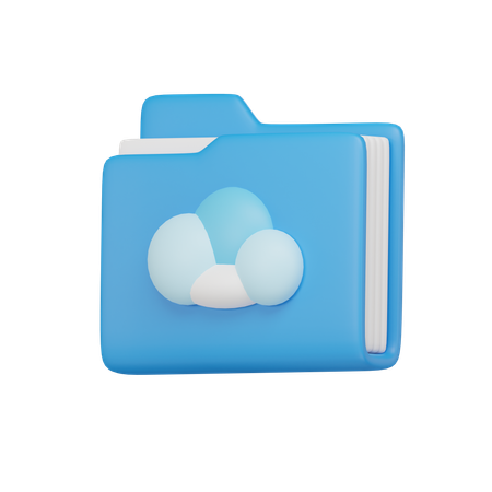 Dossier OneDrive  3D Icon