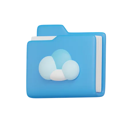 Dossier OneDrive  3D Icon