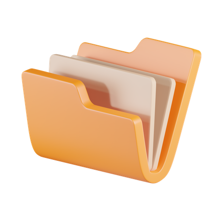 Dossier Ouvrir le fichier  3D Icon