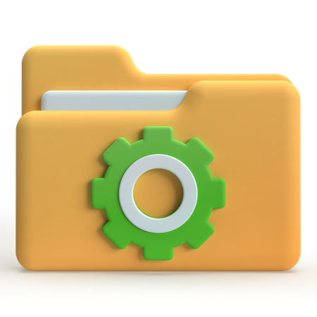 Paramètres du dossier  3D Icon