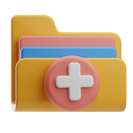 Dossier patient  3D Icon