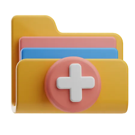 Dossier patient  3D Icon