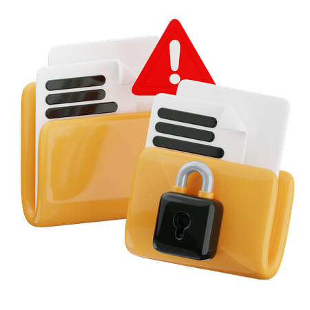 Dossier piraté  3D Icon
