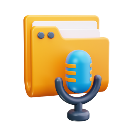 Dossier podcast  3D Icon