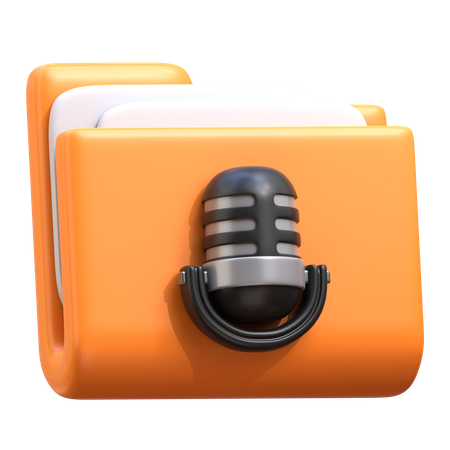 Dossier podcast  3D Icon