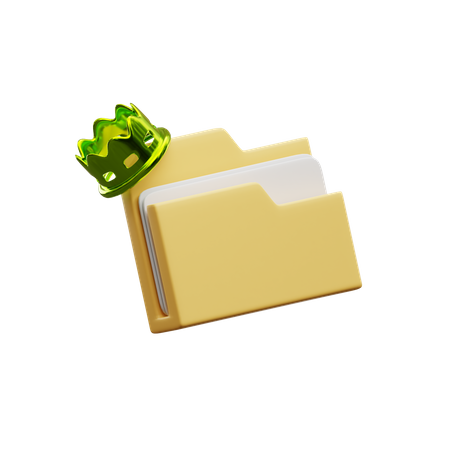 Dossier premium  3D Icon