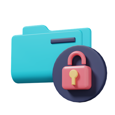 Protection des dossiers  3D Icon