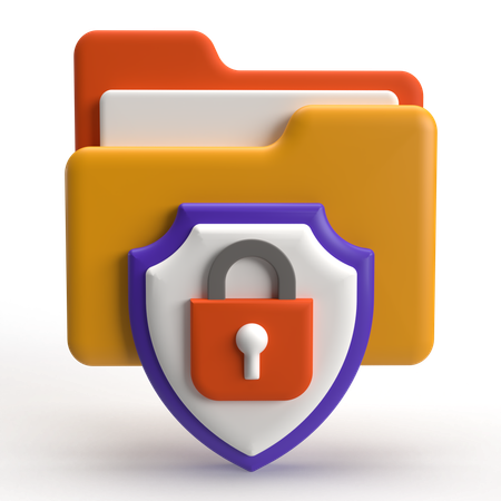 Protection des dossiers  3D Icon