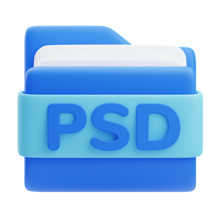 Dossier psd  3D Icon
