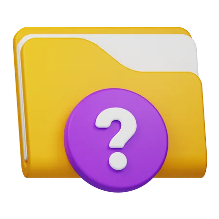 Dossier de questions  3D Icon