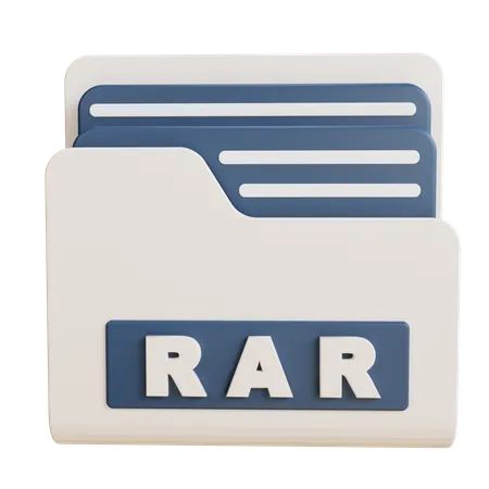 Dossier rar  3D Icon