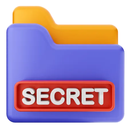 Dossier secret  3D Icon