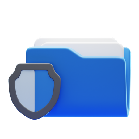 Dossier sécurisé  3D Icon
