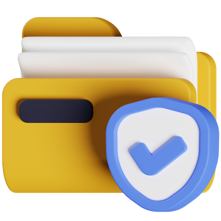 Dossier sécurisé  3D Icon