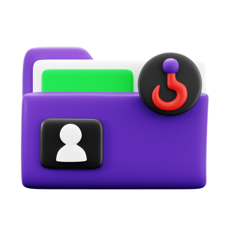 Dossier sécurisé  3D Icon