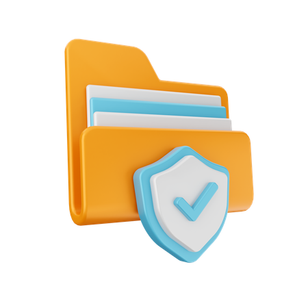 Dossier sécurisé  3D Icon