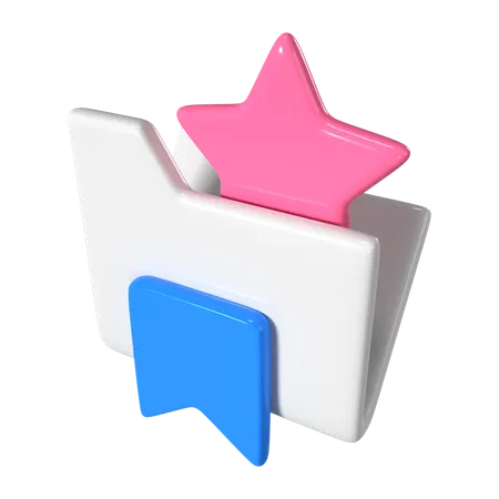 Signets de dossier  3D Icon