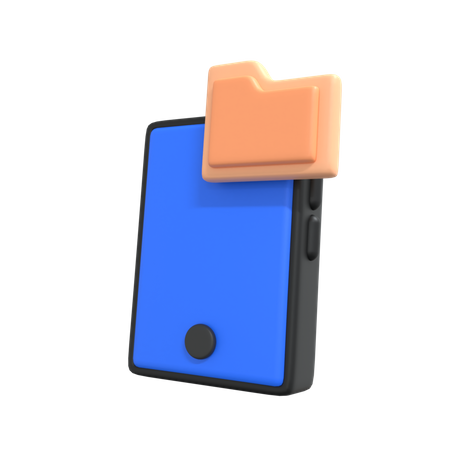 Dossier téléphonique  3D Icon