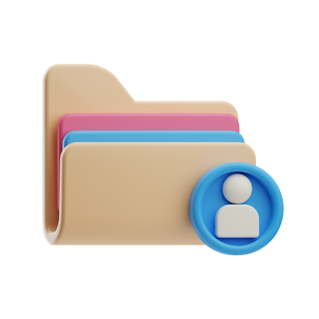 Dossier utilisateur  3D Icon