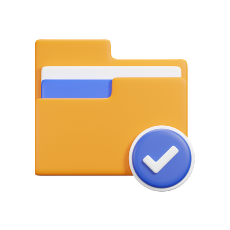 Dossier vérifié  3D Icon