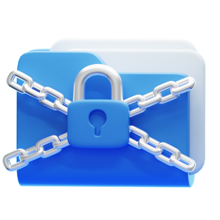 Dossier verrouillé  3D Icon
