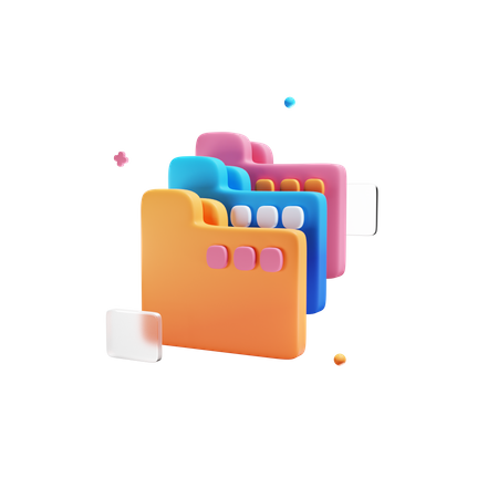 Dossiers  3D Icon