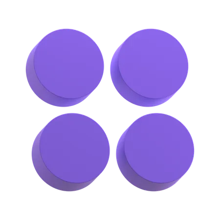 Dots  3D Icon