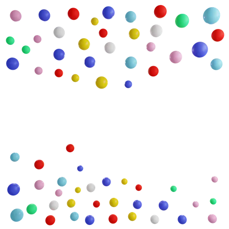 Dotted Confetti  3D Icon