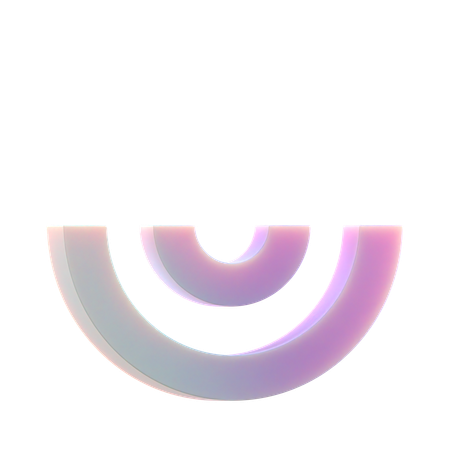 Double Arc  3D Icon