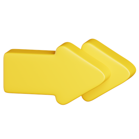 Double Arrow  3D Icon