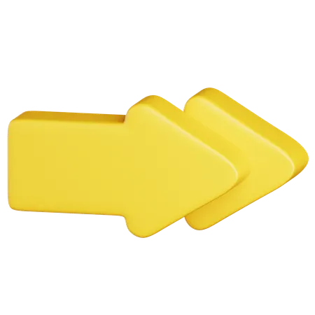 Double Arrow  3D Icon