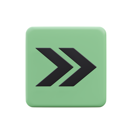 Double Arrow  3D Icon