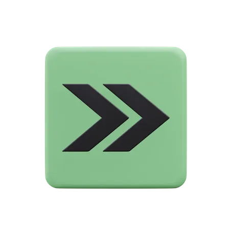 Double Arrow  3D Icon