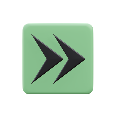 Double Arrow  3D Icon