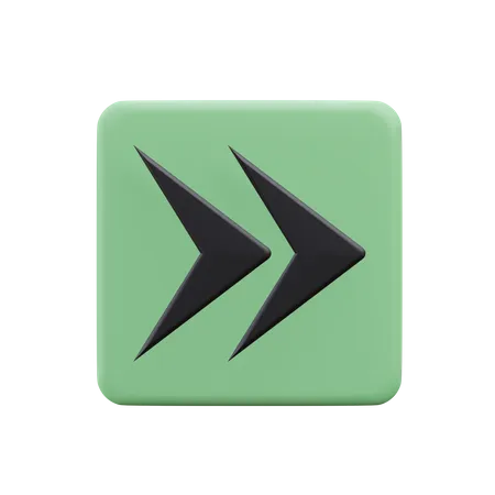 Double Arrow  3D Icon