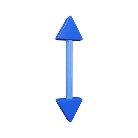 Double Arrow  3D Illustration