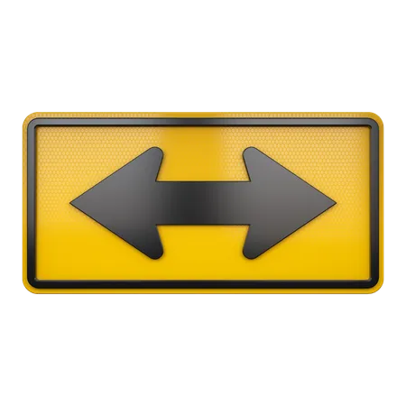 Double Arrow Sign  3D Icon