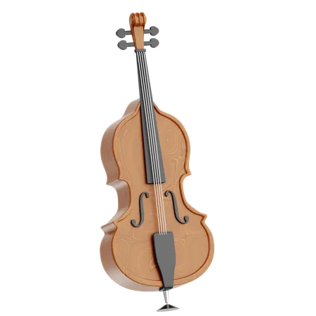 Double Bass  3D Icon