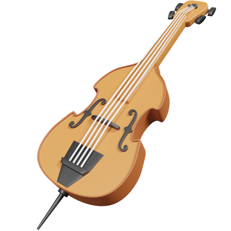 Double Bass  3D Icon