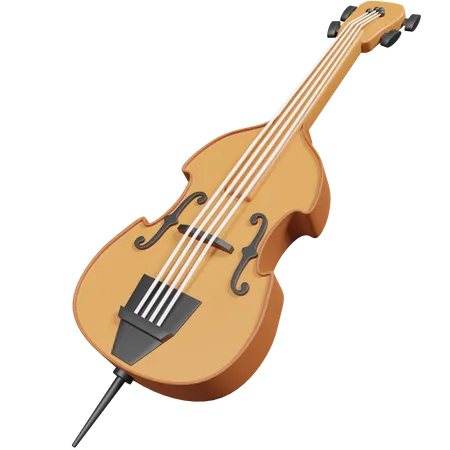 Double Bass  3D Icon