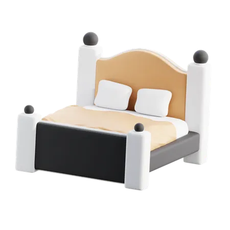 Double bed  3D Icon