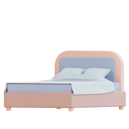 Double Bed  3D Icon