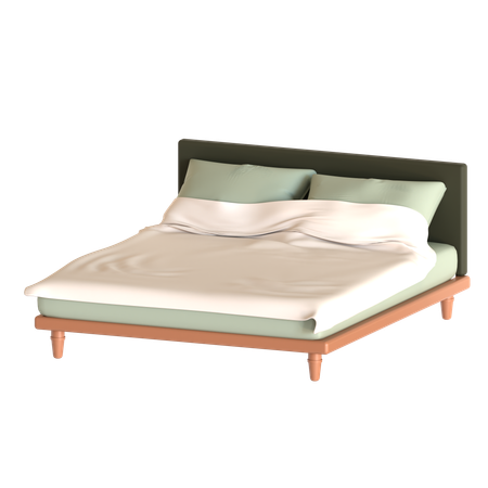 Double Bed  3D Icon